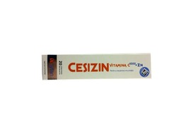 Cesizin Vitamina C 1000 +Zn, 20 comprimate efervescente, Hyllan 