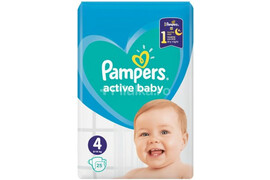 Scutece Pampers Active Baby Nr 4 7-14kg, 25 Bucati
