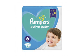 Scutece Pampers Nr.6, 36 bucati, Active Baby-Dry