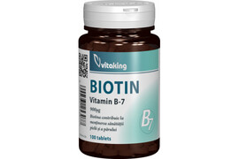 Biotina Vitamina B7 900 Mcg,100 Capsule, Vitaking