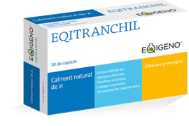 Calmant natural de zi Eqitranchil, 30 capsule, Eqigeno 
