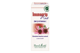 Imunogrip Plus Zinc și vitamina C, 50 ml, Plant Extrakt