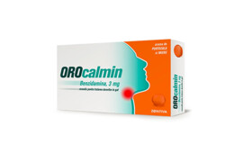 Orocalmin 3 mg cu aroma de portocala si miere, 20 pastile, Zentiva
