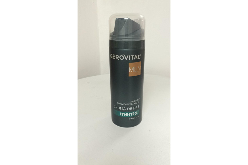 Spumă de ras mentol, 200ml, Gerovital Men
