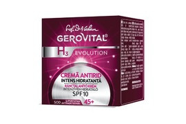 Crema antirid intens hidratanta SPF10 Gerovital H3 Evolution, 50 ml, Farmec