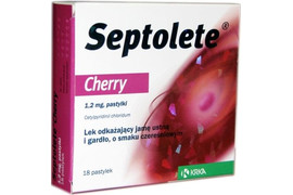 Septolete Cherry, 18 comprimate, Krka 