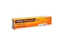 Clafen gel 50 mg/g, 40g, Antibiotice SA