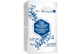Fiole cu acid hialuronic si vitamina C Gerovital H3 Hyaluronic C, 10 x 2 ml, Farmec 