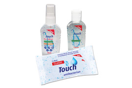 Gel spray antibacterian maini Classic, 59 ml, , Oferta Cu Servetel Gratuit, Touch