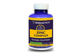 Zinc Complex, imunostimulator organic, 120 capsule, Herbagetica