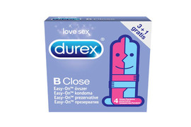 Prezervative B Close, 4 bucati, Durex 