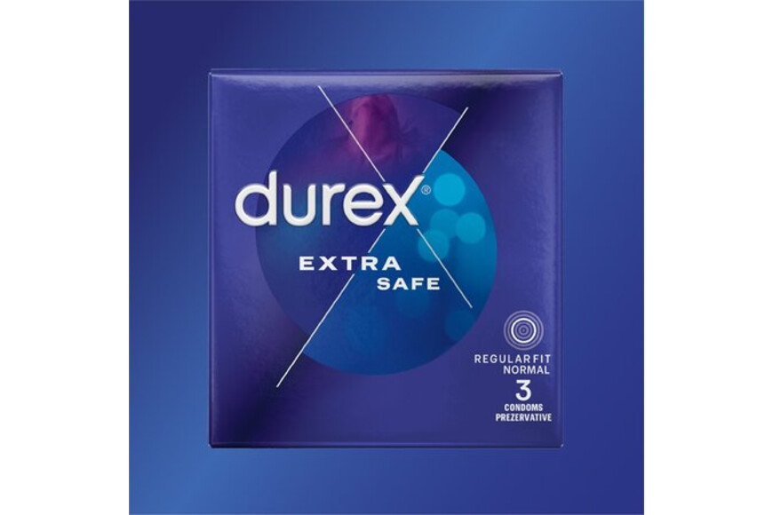 Prezervative extra safe, 3 bucati, Durex