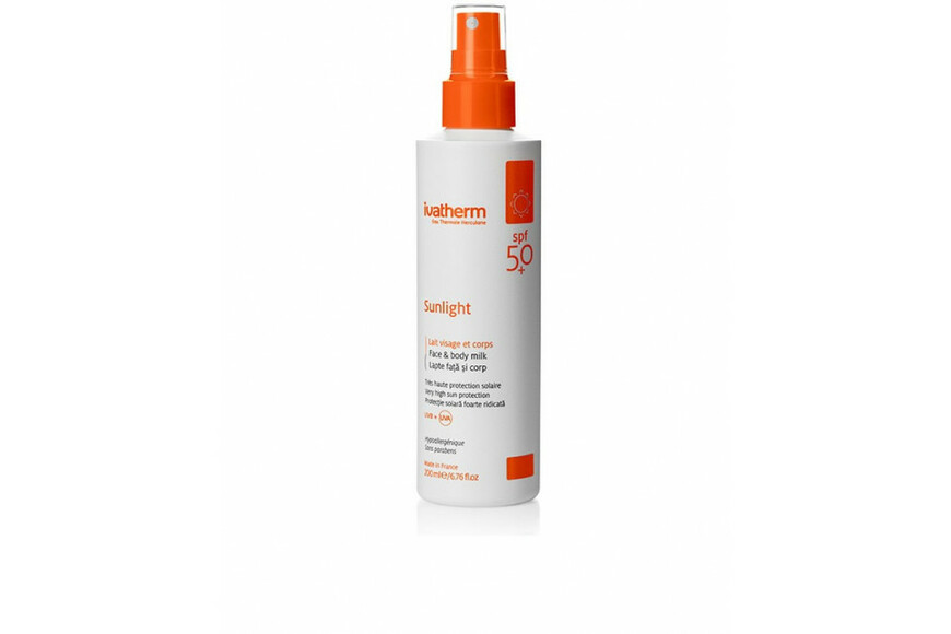 Lapte pentru adulti cu protectie solara SPF 50+ Sunlight, 200 ml, Ivatherm