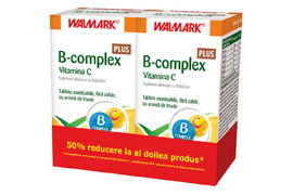 B complex + Vitamina C oferta 30+30 tablete, Walmark