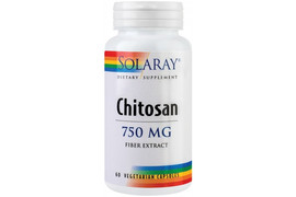 Chitosan 750 mg, 60 capsule, Solaray Secom