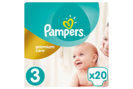 Scutece Pampers Premium Care 3, 4-9 Kg, 20 buc