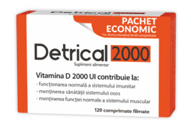 Detrical Vitamina D 2000UI, 120 comprimate, Natur Produkt