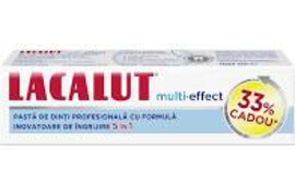 Pastă de dinți Lacalut Multi-effect, 75 ml+30% cadou, Theiss Naturwaren