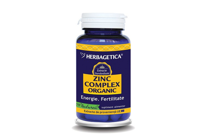 Zinc Complex organic, 60 capsule, Herbagetica