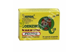 Coenzima Q10 in ulei de catina Forte 30 mg, 40 capsule, Hofigal