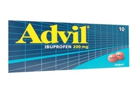 Advil 200mg, 10 drajeuri, Pfizer  