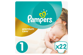 Pampers Premium Care Small Pack 1 Nou Nascut, 2-5kg, 22 bucati