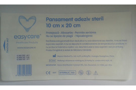 Pansament adeziv steril 10 cm x 20 cm, 1 bucata, Easy care