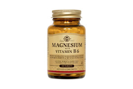 Magneziu cu Vitamina B6, 100 tablete, Solgar 
