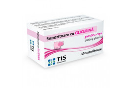 Supozitoare Cu Glicerina pentru Copii, 10 bucati, Tis Farmaceutic