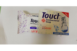 Sapun antibacterian solid Touch + Servetel antibacterian, 100 g ,Touch