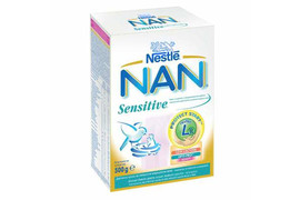 Lapte praf partial delactozat Nan Sensitive +0 luni, 500 g, Nestle