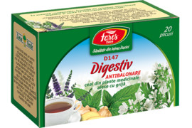 Ceai Digestiv  Antibalonare D147 20 Doze, Fares