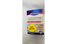 Set Eurovita Omega 3 30comprimate + Calciu 1000mg 30 comprimate, Omega Pharma