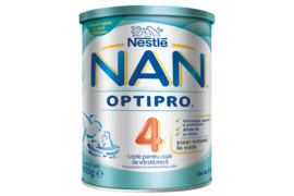 Lapte praf NAN 4 Optipro, 400 g, 2-3 ani, Nestle