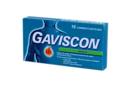 Gaviscon cu aroma de mentol, 16 comprimate, Reckitt Benckiser