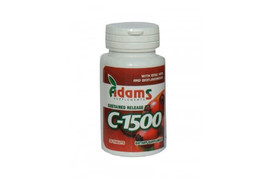 Vitamina C-1500 cu macese, 30 tablete, Adams Vision