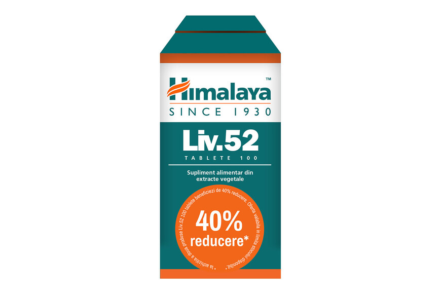 Liv 52 comprimate x 100 oferta (1+1) - 40%, Himalaya