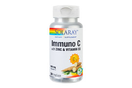 Immuno C Plus cu zinc si vitamina D3, 30 capsule, Solaray