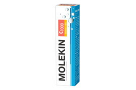 Molekin Vitamina C + Zinc, 20 comprimate efervescente, Zdrovit