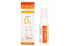 Vitoral D Spray oral pentru adulti Vitoral D, 25 ml, Vitalogic