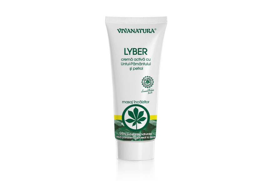 Lyber crema activa cu Untul-Pamantului si Petrol, 75 ml, Vivanatura