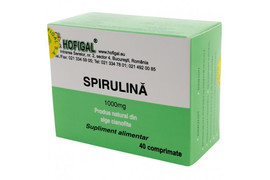 Spirulina 1000mg, 40 comprimate , Hofigal
