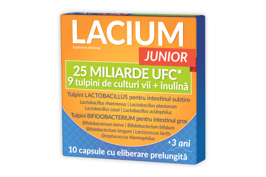 Lacium JUNIOR 25 miliarde UFC 10 capsule, Zdrovit