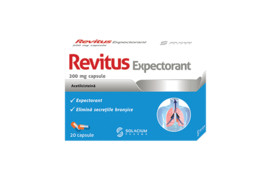 Revitus Expectorant 200 mg 20 capsule, Solacium Pharma