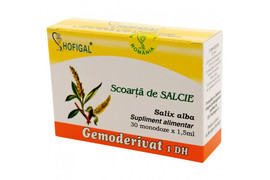 Gemoderivat Salcie Scoarta 30 monodoze x 1.5ml, Hofigal