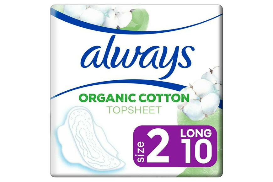 Always Naturals Long, 10 bucati, P&G