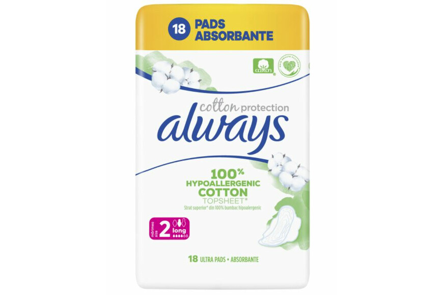 Tampoane Always Naturals Long,18 bucati
