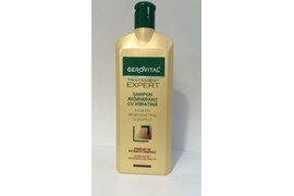 Șampon regenerant cu Keratină 400 ml, Gerovital Tratament Expert