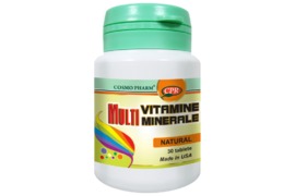 Multivitamine + Minerale, 30 tablete, Cosmopharm