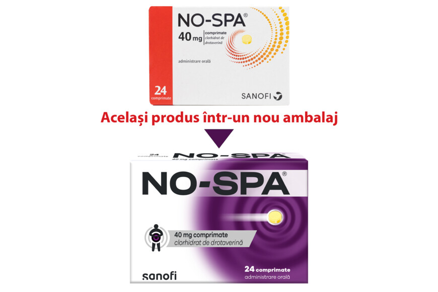 No-Spa, 40 mg, 24 comprimate, Sanofi